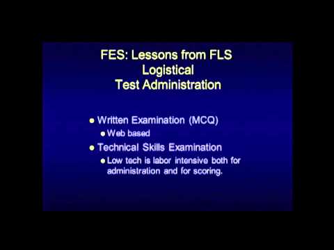 Lecture: Fundamentals of Endoscopic Surgery (FES) 