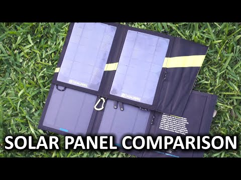 Portable solar panels charger