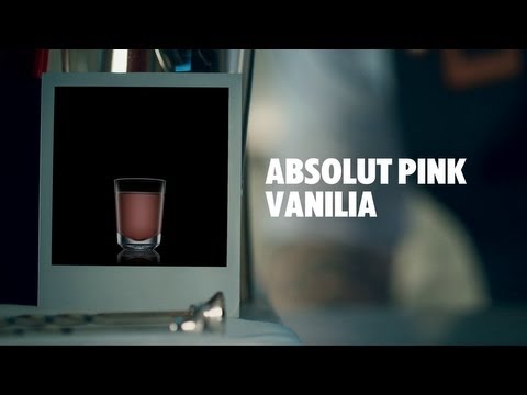 ABSOLUT PINK VANILIA DRINK RECIPE - HOW TO MIX