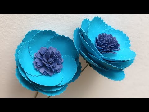 ABC TV | How To Make Paper Flower With Shape Punch #8 - Craft Tutorial