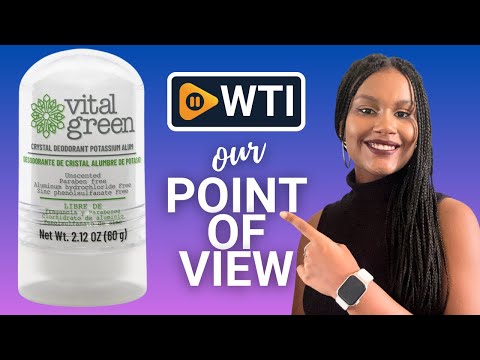 Vital Green Crystal Potassium Alum Deodorant - Unscented Mineral Deodorant For Men - WTI product video review