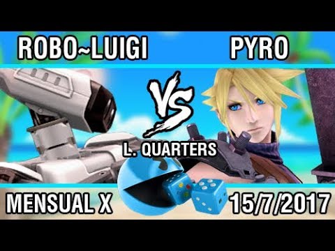 [Smash @ GAMBLER X] Robo~Luigi (ROB) vs Pyro (Cloud) Losers Quarters
