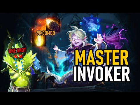 INVOKER Amazing ONE SHOT COMBO!!!