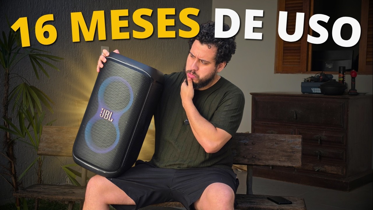 Miniatura da avaliação em vídeo de Caixa de Som JBL PartyBox Club 120 Bluetooth 160W RMS