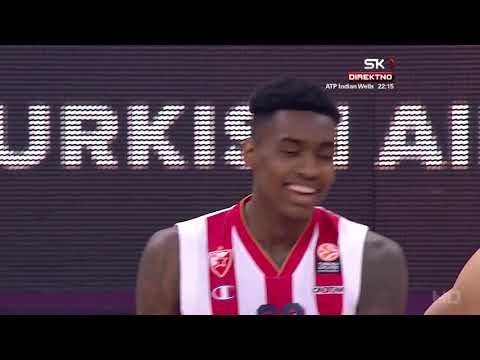 Evroliga TOP 16 faza 10 kolo 11 3 2016 Crvena Zvezda   Panathinaikos B C  69 67 cela utakmica