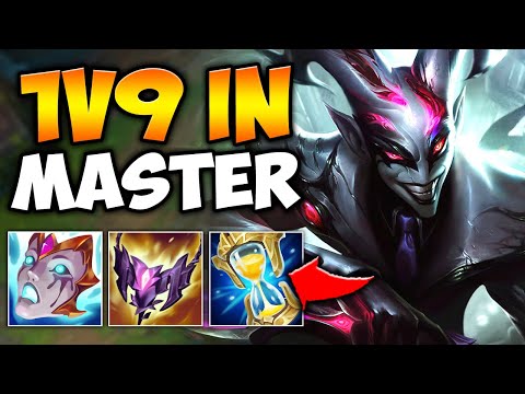 THIS IS HOW YOU 1v9 WITH AP SHACO!! (400 LP MASTER GAME)