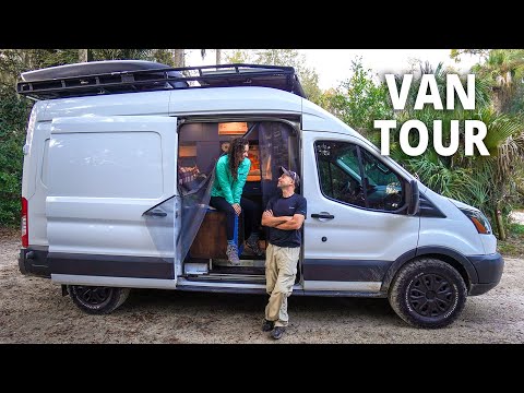 VAN TOUR | Our Ford Transit VANLIFE Camper Van