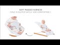 Childhome VAIKŲ NAMAI GULTUKAS EVOLUX BOUNCER NATURAL ANTHRACITE