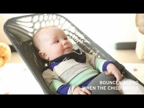 Childhome VAIKŲ NAMAI GULTUKAS EVOLUX BOUNCER NATURAL ANTHRACITE video