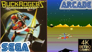 Buck Rogers Planet of Zoom Arcade ( Sega 1983 ) 4k Gameplay