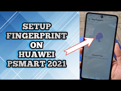 How To Set Huawei Psmart 2021 Password And Fingerprint ID | Za Mobile Tech