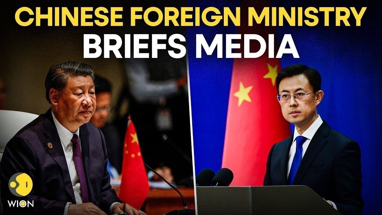 Chinese Ministry Briefing LIVE: China Foreign Ministry Holds Press Briefing | WION