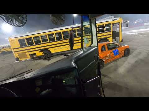 [POV] School Bus Figure 8 Race at Indianapolis Speedrome 9/16/23