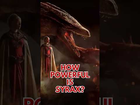 How powerful is Syrax? | House of the Dragon #syrax #housetargaryen