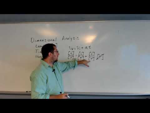 Dimensional Analysis