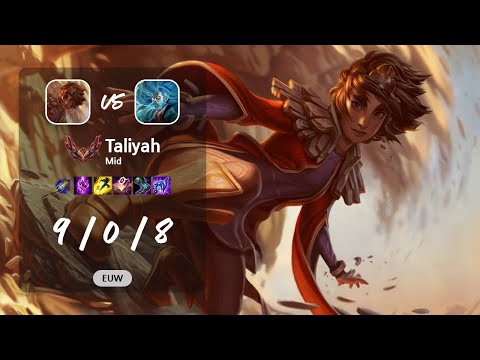 Taliyah Mid vs Zilean - EUW GrandMaster Patch 13.13