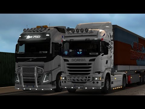 Petit tour en scania R480 / Euro Truck Simulator 2 MP