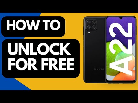 How to unlock Samsung Galaxy A22 with SIM Network Unlock PIN