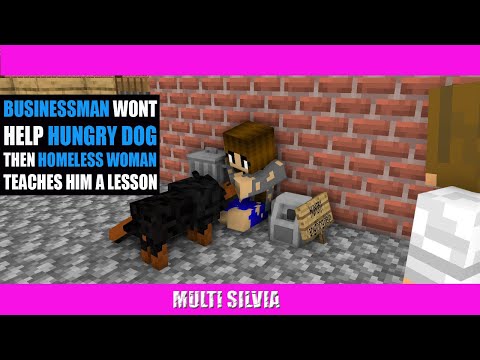 Monster School: THE HUNGRY DOG - Minecraft Animation