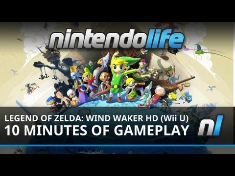 The Legend of Zelda: The Wind Waker HD (Wii U) 10 Minutes Of Gameplay