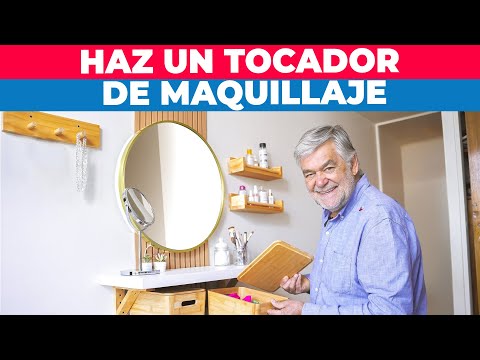 Cómo hacer un tocador de maquillaje