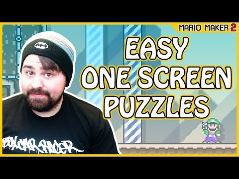 Easy ONE SCREEN Puzzles Perfect for Beginners | Super Mario Maker 2