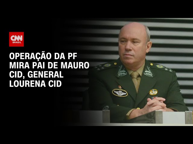 Operação da PF mira pai de Mauro Cid | CNN NOVO DIA