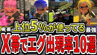 【知らないと大損‼】Xマッチで大流行中のぶっ壊れ最強ブキTOP10（ゆっくり解説）【スプラトゥーン３】【スプラ３】