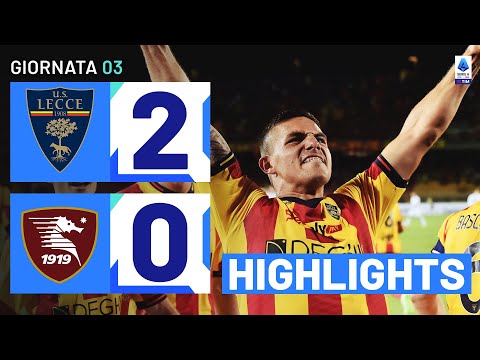 Lecce-Salernitana 2-0 | Il Lecce continua a sorprendere: Gol e Highlights | Serie A TIM 2023/24