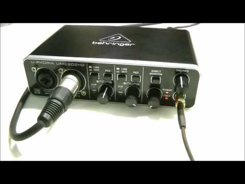 UMC202HD How to easily set up