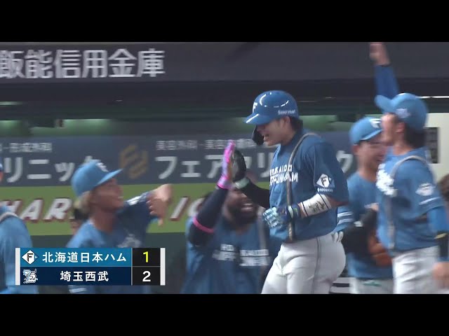 【4回表】ファイターズ・田宮裕涼 ライトスタンドへの第3号ソロホームラン!! 2025年6月27日 埼玉西武ライオンズ 対 北海道日本ハムファイターズ