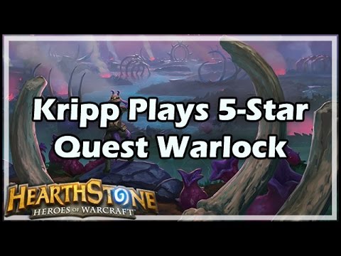 [Hearthstone] Kripp Plays 5-Star Quest Warlock