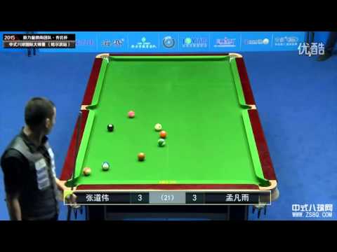 Zhang Dao Wei VS Meng, Fan-Yu - World Chinese 8 Ball Masters Tour 2015/2016 Stop 2 Harbin