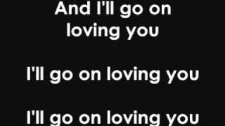 Alan Jackson- I'll Go On Loving You (Lyrics)