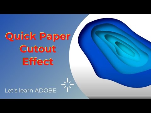 Quick Paper Cutout Effect - Adobe Illustrator Tutorial