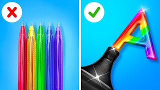 EASY SCHOOL HACKS || Simplify Your Life! Clever DIY Tricks and Fun Crafts By 123 GO! LIVE