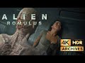 Alien Romulus 4K HDR Final Fight 1 4 Xenomorph Hybrid Kills Kay 2024