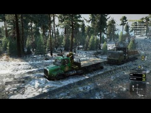 SnowRunner PS4|Ep.44 (Mod) - Highway Haulin' The Region, Manchester (Danish)