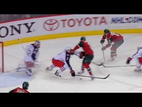 Brad Staubitz First Goal With The Minnesota Wild (March 19 2011)
