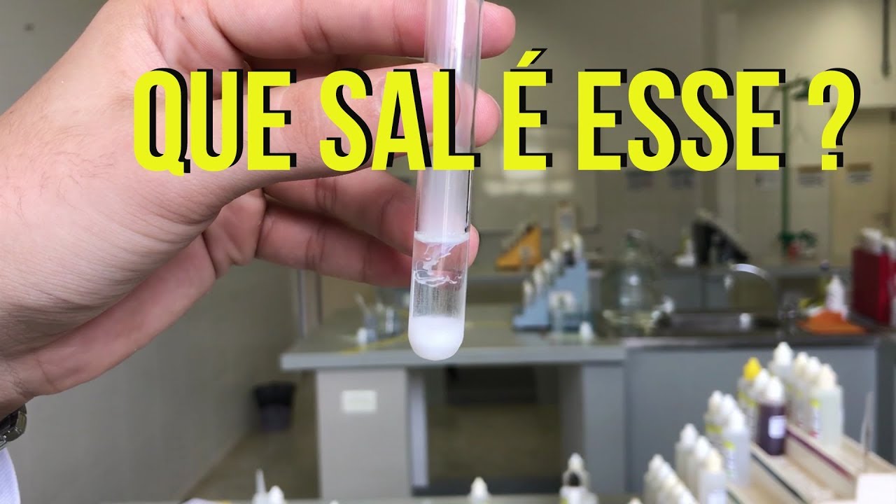 Química Analítica - Análise de um SAL 1