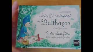 Loto montessori de Balthazar