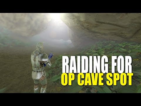 RAIDING FOR THE OP CAVE SPOT - Official 6 man Small Tribe Servers - Ark: Survival Evolved - Ep.15