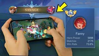 Download lagu SAVAGE?! FORMER GLOBAL FANNY FULL TUTORIAL HANDCAM GAMEPLAY! -MLBB mp3