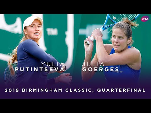 Теннис Yulia Putintseva vs. Julia Goerges | 2019 Birmingham Classic Quarterfinal | WTA Highlights