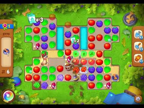 GardenScapes Level 3779 no boosters (13 moves)