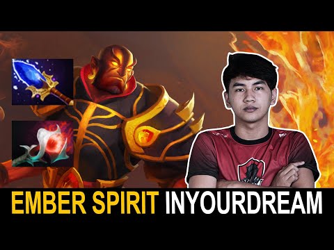 inYourdreaM "Ember Spirit" Mid Perspective + Jhocam Snapfire | Dota 2