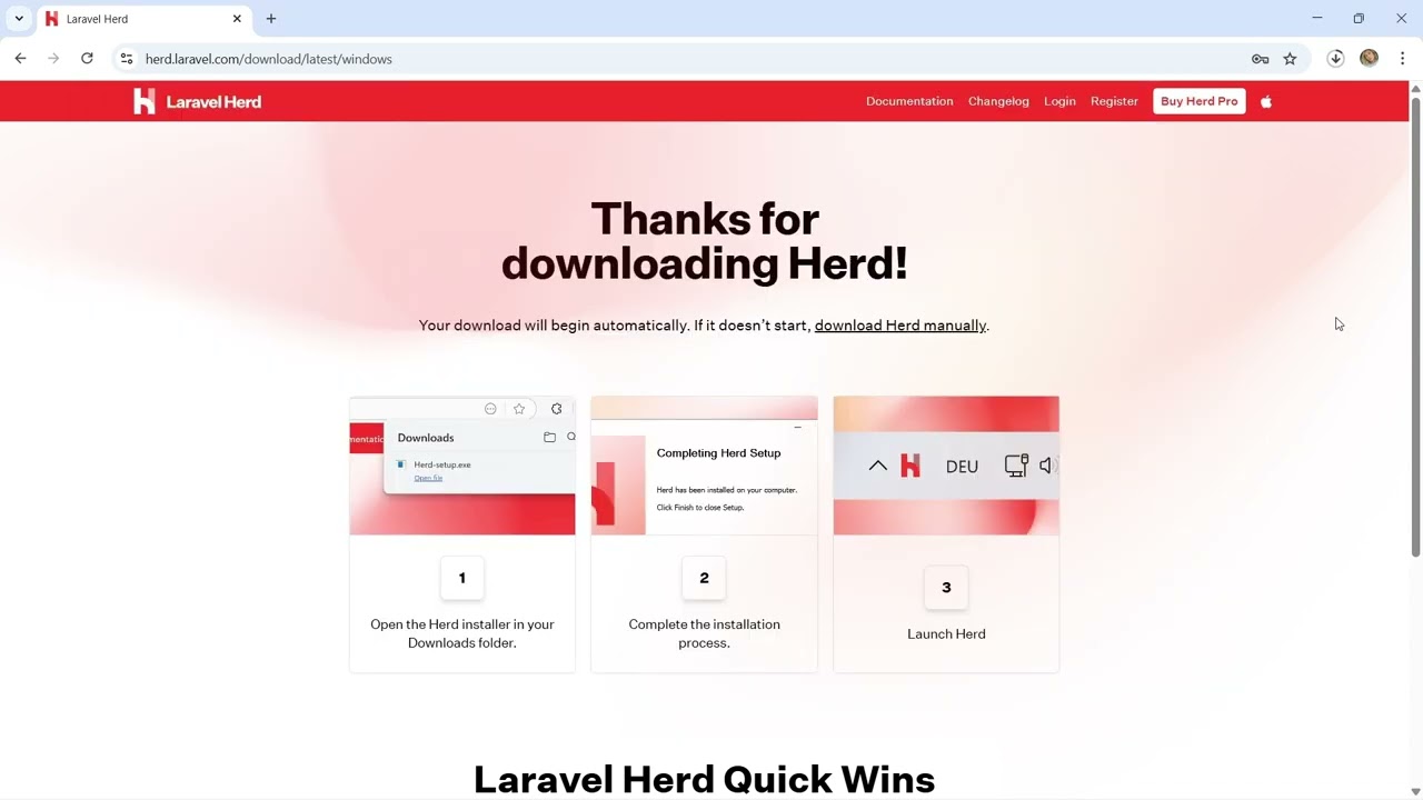 Laravel Setup with Herd on Windows | Easy PHP & Laravel Development Environment