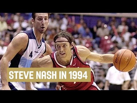 Steve Nash at the 1994 FIBA Basketball World Cup - Throwback Thursday