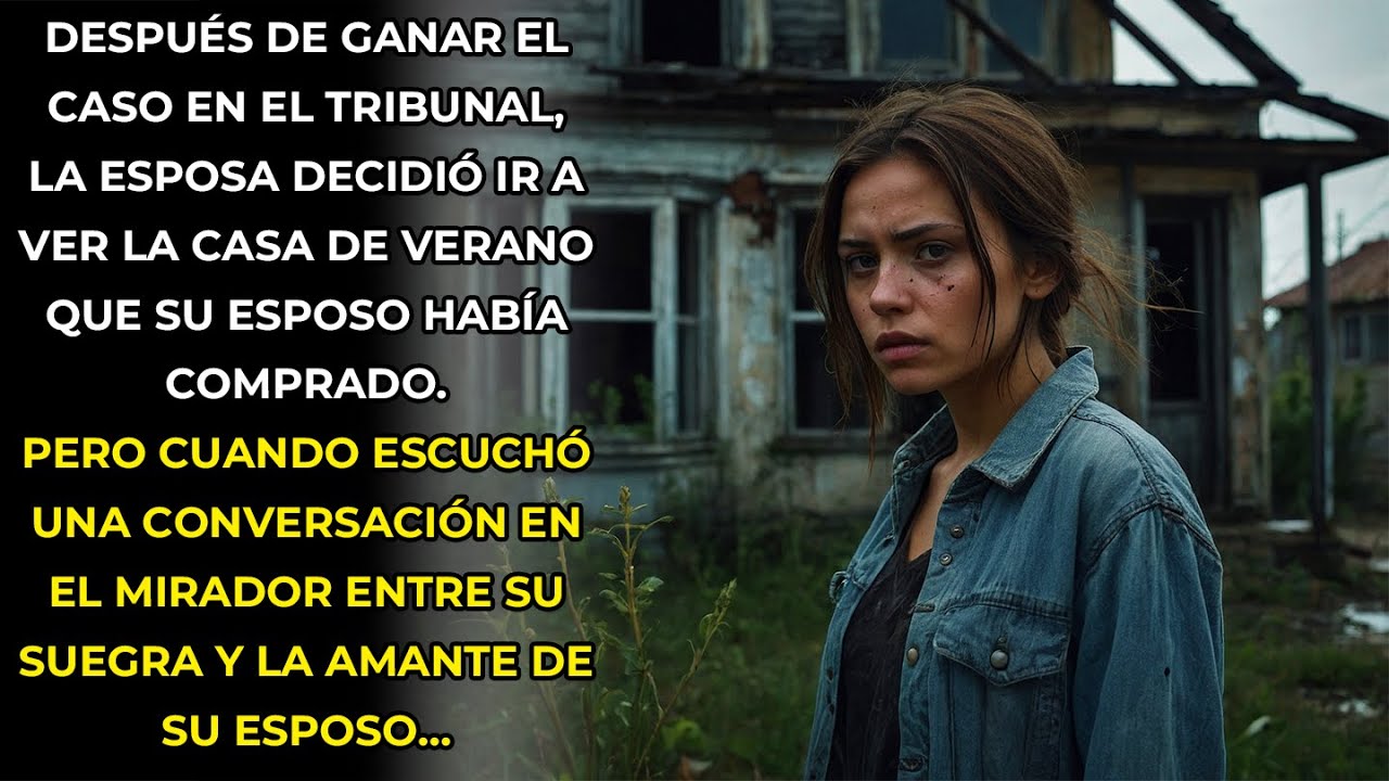 DESPUÉS DE GANAR EL JUICIO, LA ESPOSA DECIDIÓ VISITAR LA CASA DE VERANO QUE SU ESPOSO HABÍA COMPRADO