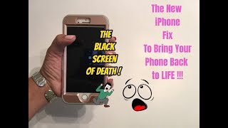 iPhone “New Fix” For The Spinning Wheel and Black Screen Of Death!